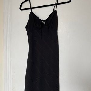 reformation maxi black dress